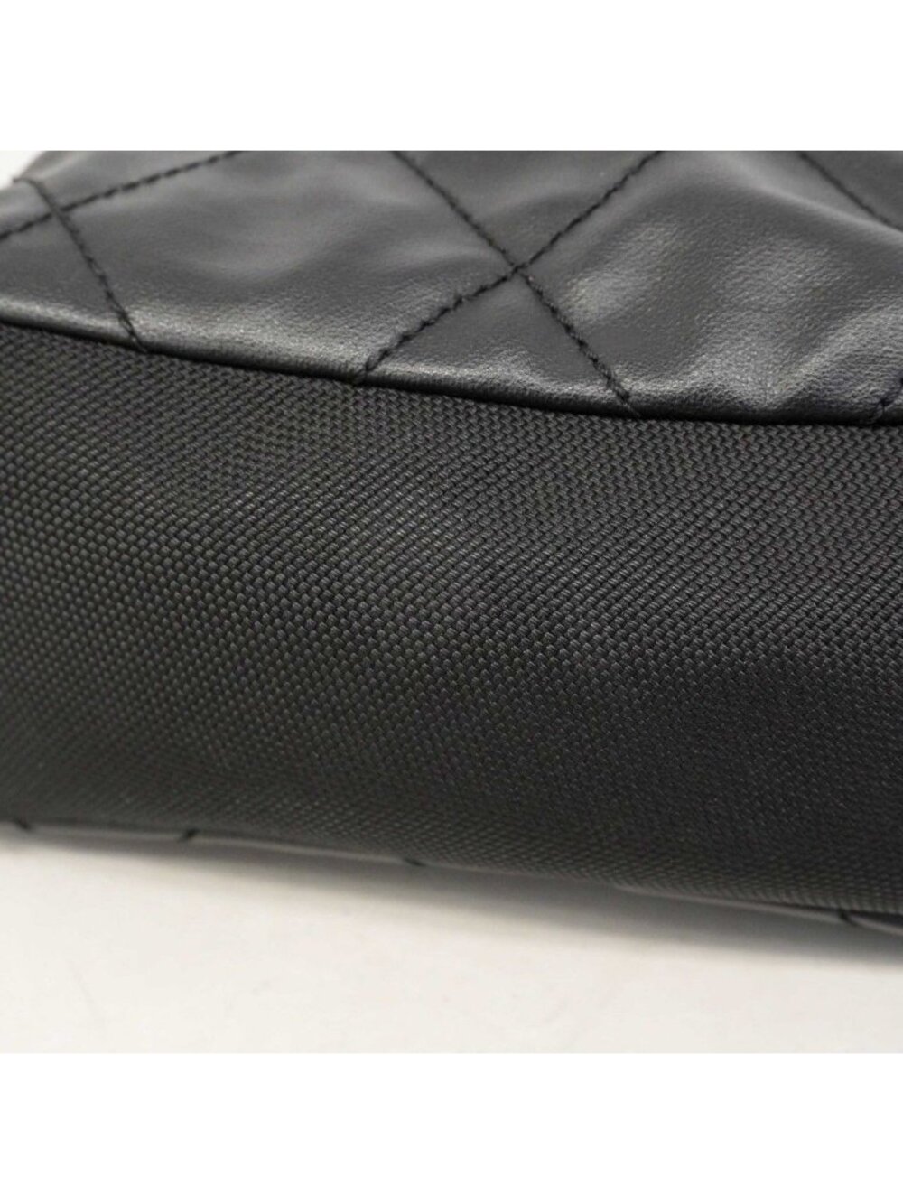 Chanel Tote Paris Biarritz Canvas Black Silver - Picture 9 of 10